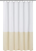 ALYVIA SPRING Waterproof Fabric Shower Curtain or Liner White/Cream by ALYVIASPRING