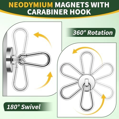 Grtard 12 Pack Magnetic Hooks - Image 5