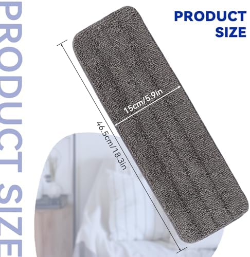 Replacement Mop Pads Fit for Rubbermaid Commercial 18" and 17" Mop - Image 2