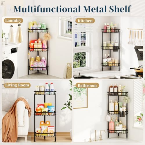 Consumest Corner Shower Caddy Stand - Image 5