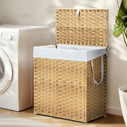 DUMOS Wicker Laundry Basket - Image 2