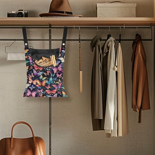 Colorful Butterfly Clothespin Bag - Image 5