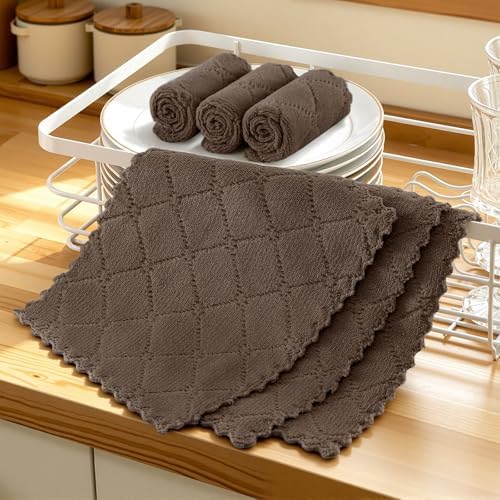 Homaxy Super Soft 18 Pack Coral Velvet Dish Cloths - Image 6