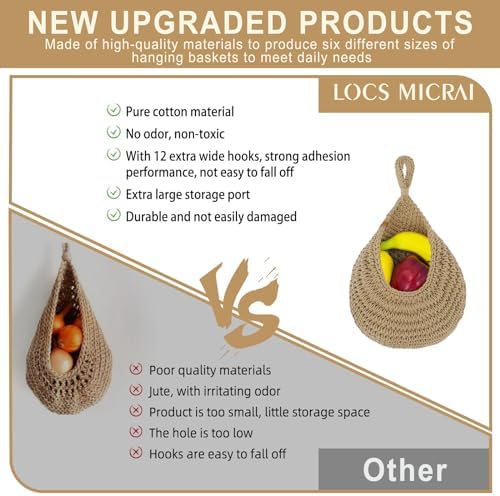 LOCS MICRAI Hanging Fruit Baskets - Image 2