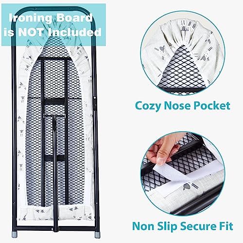 Seiritex Over the Door Ironing Board Cover 13 x 37 inch, Small Iron Board Cover - Image 3