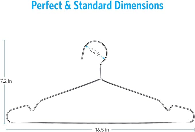 Fayleeko Wire Coat Hangers - Image 3
