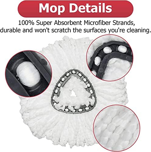 O-Cedar Spin Mop Replacement Head Set - Image 4