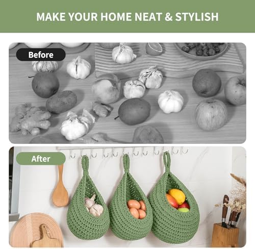 Boho Wall Hanging Fruit Baskets - Image 5