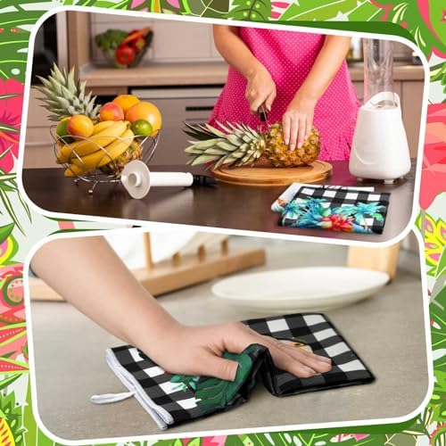 Sunnyray 6 Pcs Kitchen Towels Dish Cloths Nature Modern Absorbent Hand Tea Wash - Image 2