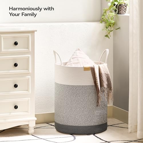 Nunsino Laundry Hamper 62L, Large Laundry Basket - Image 2