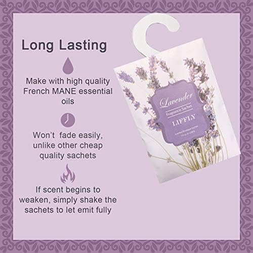8 Large Packs Lavender Scented Sachets Bag - Image 2