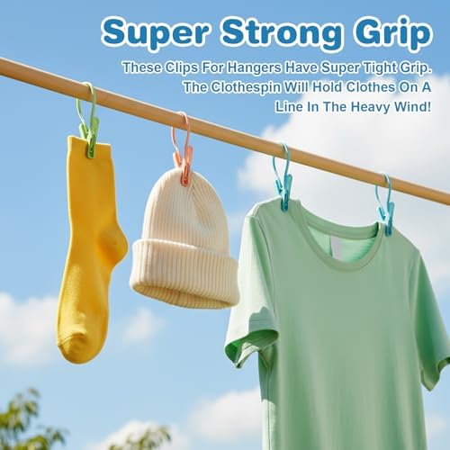 24 Pack Plastic Clothes Pins - Image 5