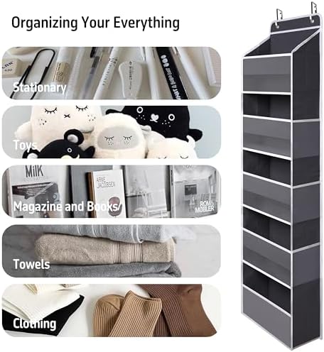 TYMENSH Gray Over Door Organizer - Image 6