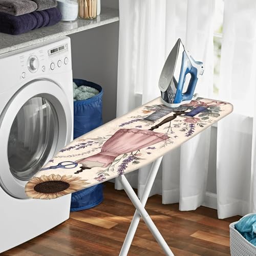 Nuxovilar Sunflower Sewing Mannequin Ironing Board Cover 15x54 Polyester - Image 6