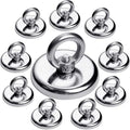 VNDUEEY 100 LBS Strong Magnetic Hooks, 10 Pack Magnet Hooks Rare Earth by VNDUEEY