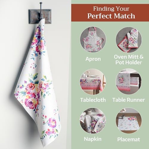Maison d' Hermine Kitchen Towels Set of 3 Reusable 100% Cotton 27.50" x 20" - Image 6