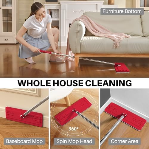 JOYMOOP Flat Mop, Microfiber Mop Head - Image 6