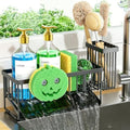 Cisily 9.25'' ponge Holder for Kitchen Sink, Smiley Face Sink Caddy by CISILYHOMELIFE