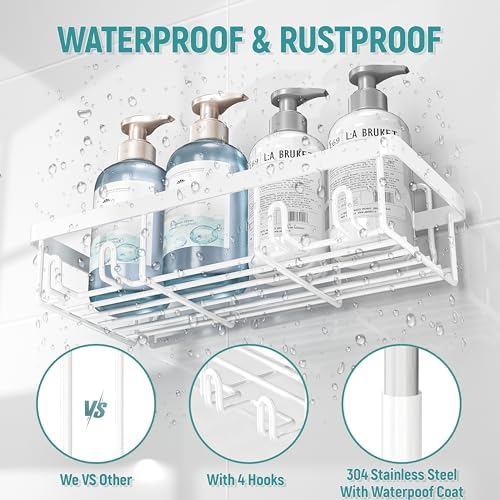 Liuoud 5 Pack Shower Caddy for Inside Shower - Image 3