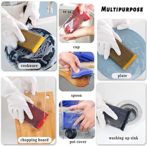 Steel Wool Scrubber Kitchen Sponges - Image 4