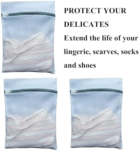 3Pcs Mesh Laundry Bags Durable Zipper Wash Bags - Image 6