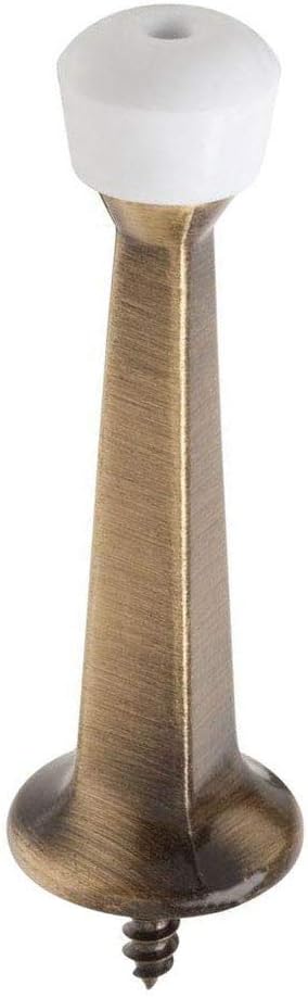 Liberty Premium Door Stop Metal Solid Rigid Door Stopper Brushed 3" by Litepak