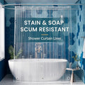 Titanker Clear Shower Curtain Liner Plastic Long Shower Liner 72 x 78 PEVA by Titanker