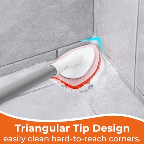 6PCS Shower Scrubber Scouring Pads, Refill Pads - Image 3