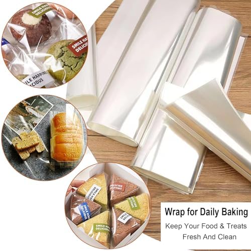SYOGUA 150 Pieces Cellophane Sheets, 12 x 12 inches 3 Mil Thick Gift Wrap - Image 6