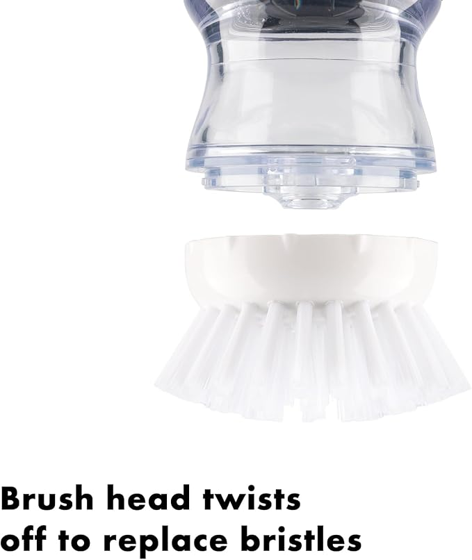 OYV Soap Dispensing Palm Brush Refills, Easy Twist-On Installation, Safe - Image 3