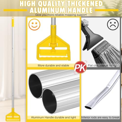 VOUBIEN Commercial Mop Industrial Cotton Mop - Image 3