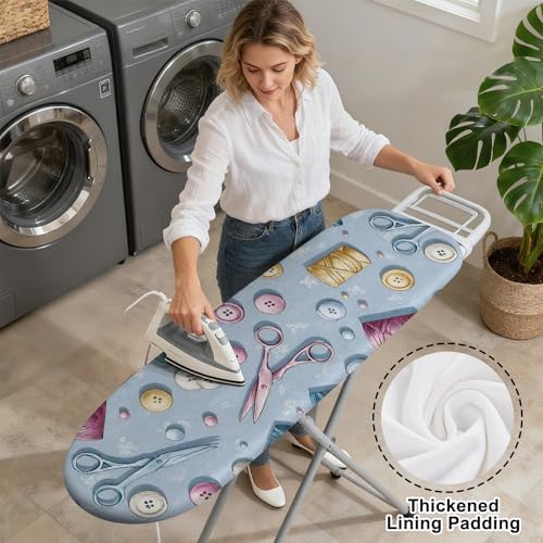 Ironing Board Cover 15"x54", Standard Ironing Board Replacement Cover, Easy Fit - Image 5