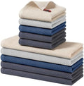 Homaxy 10 Pack 100% Cotton Kitchen Towels and Dishcloths Set by Homaxy