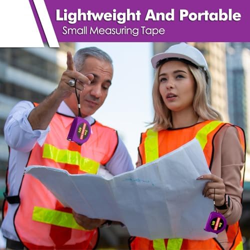 Copkim 50 Pcs Small Tape Measure Bulk 6 Ft 2M Mini Measuring Retractable Metric - Image 6
