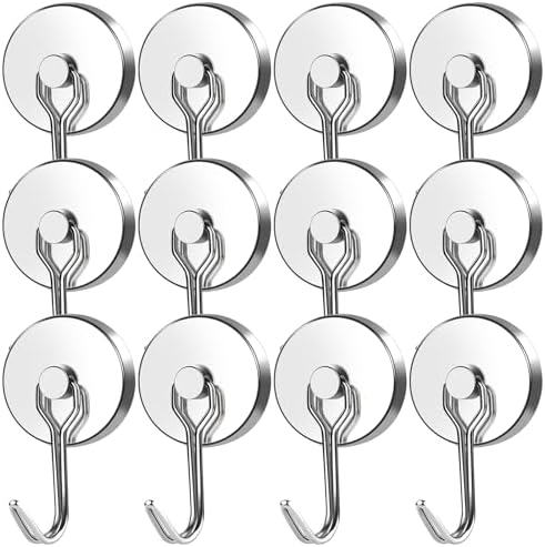 MIKEDE Magnetic Hooks Heavy Duty 120LB+ Swivel Swing Strong Magnet Hook by MIKEDE