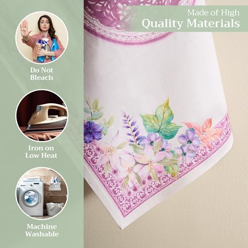 Maison d' Hermine Kitchen Towels Set of 3 Reusable 100% Cotton 27.50" x 20" - Image 3
