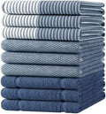 Homaxy 9 Pack Cotton Terry Premium Kitchen Towels, 18 x 28 in by Homaxy