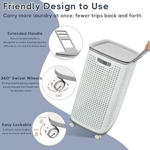 Sufdari 90L Laundry Basket - Image 5