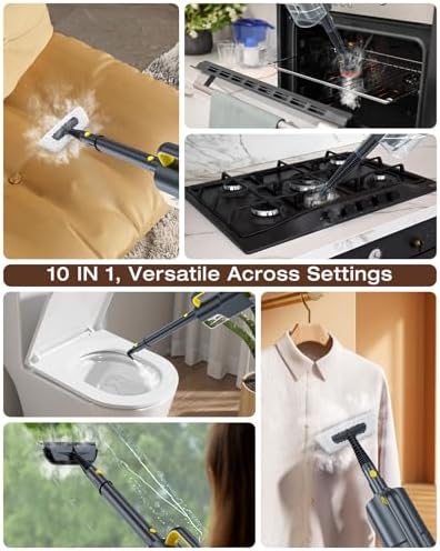 10-in-1 Steam Mop, Detachable Handheld Steam Cleaner - Image 4