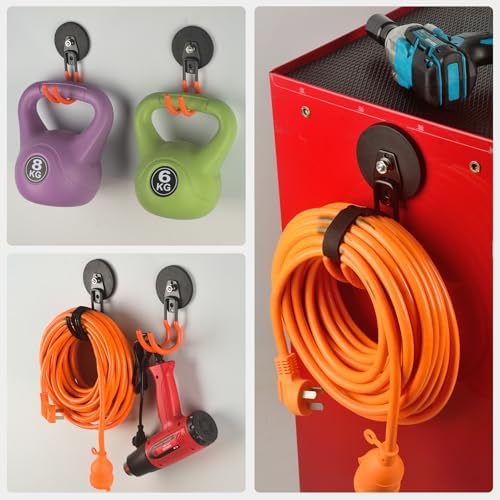 MUTUACTOR Updated Magnetic Hook Heavy Duty, 40lbs 2-Pack Super Strong Magnet - Image 4