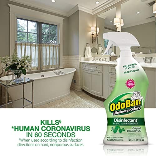 OdoBan Ready-to-Use Disinfectant and Odor Eliminator, 32 Ounces Each, Original - Image 4