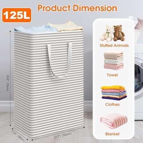 3-Pack Laundry Basket, Collapsible Laundry Hampers - Image 2