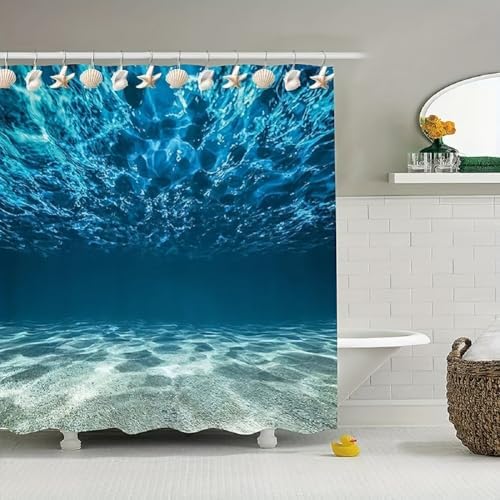 12pc Seashell Shower Curtain Hooks Decorative Resin Hooks - Image 7