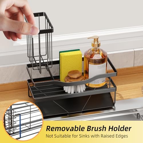 Sponge Holder for Kitchen Sink, Mecyfaty Sink Caddy - Image 6