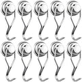 E BAVITE Magnetic Hooks 80LBS Swivel Swing Magnet Hooks Heavy Duty 10 Pack by EBAVITE