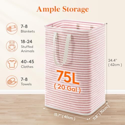 Lifewit 75L Large Collapsible Laundry Basket - Image 2