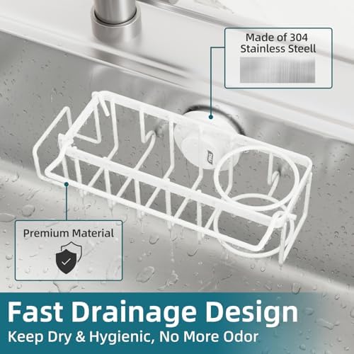 TAILI 4-in-1 Sink Caddy for Kitchen Sink - Image 4