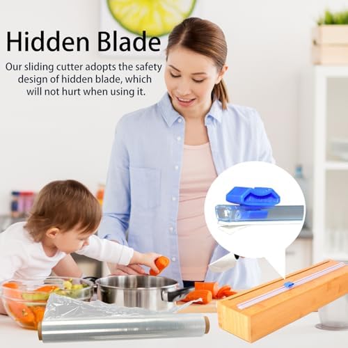 Plastic Wrap Dispenser with Cutter - Image 2