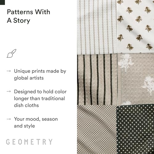 GEOMETRY Dishcloth – Evergreen Collection – Quick-Dry, Ultra-Absorbent - Image 5