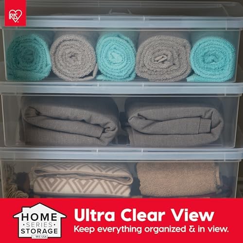 IRIS USA 10-Pack 28 Qt Storage Bins - Image 6
